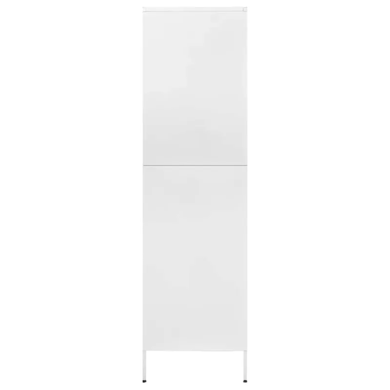 Drabužių spinta, baltos spalvos, 90x50x180cm, plienas