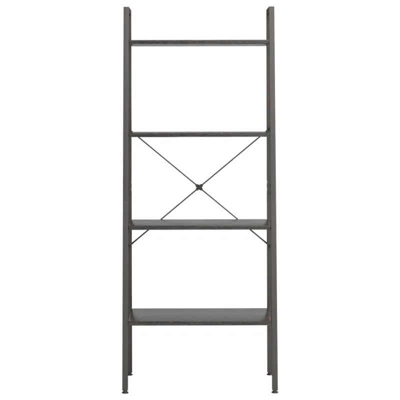 Pastatoma lentyna, 4 aukštų, juodos spalvos, 56x35x140cm