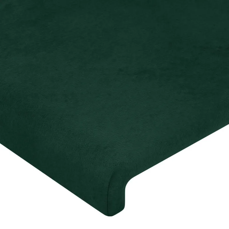 Lovos rėmas be čiužinio tamsiai žalias 90x200 cm aksomas