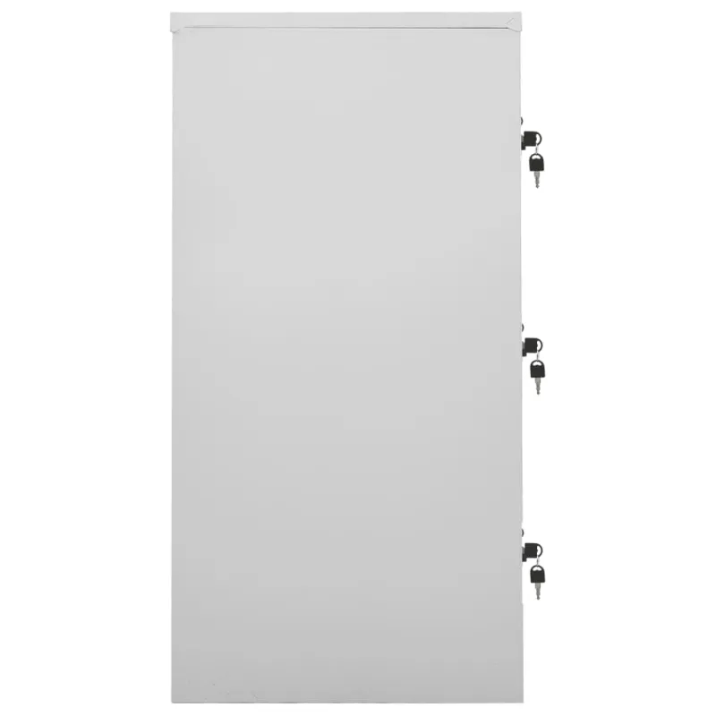 Persirengimo spintelė, pilka ir žalia, 90x45x92,5cm, plienas
