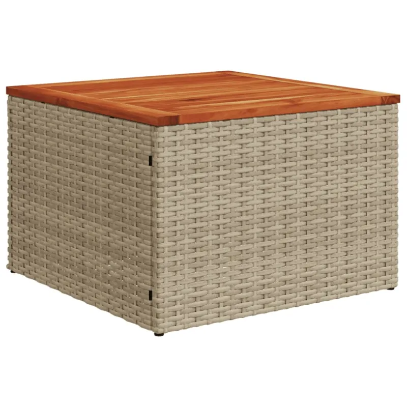Soodekomplekti setti pehmusteilla, 11 osaa, hiekka, polyrattani