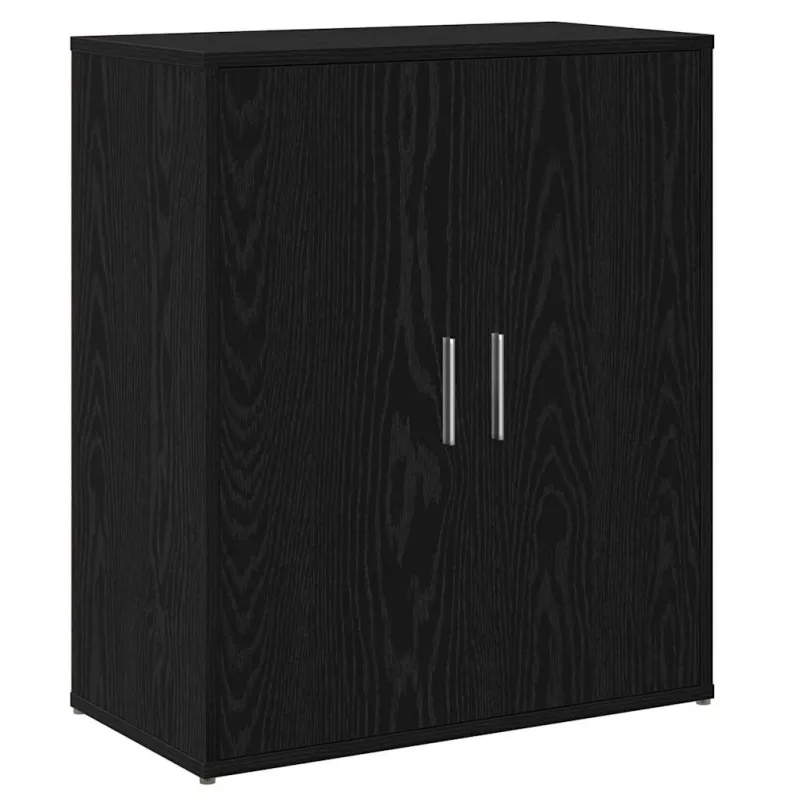 Kabalas 2 pcs Juodas ąžuolas 60 x 31 x 70 cm Apdirbta mediena