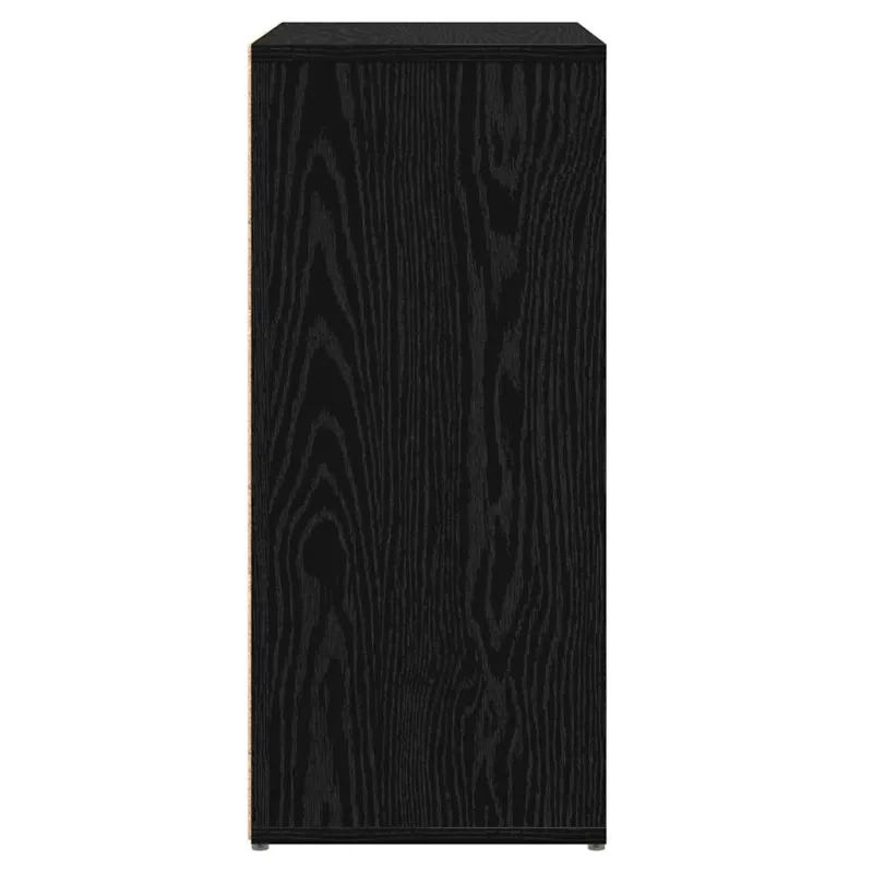 Kabalas 2 pcs Juodas ąžuolas 60 x 31 x 70 cm Apdirbta mediena