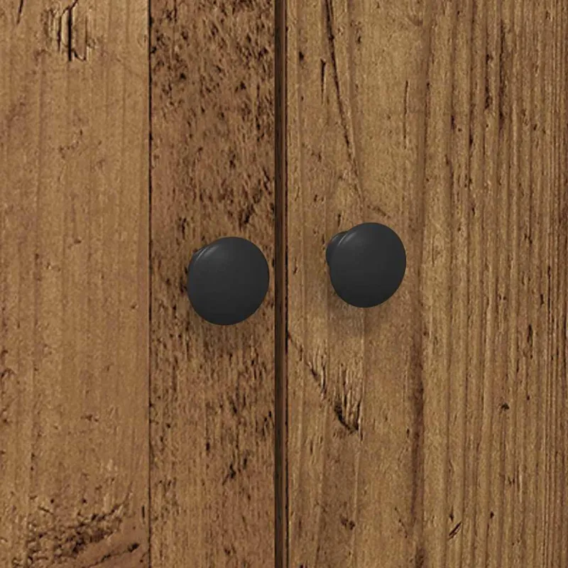 Virtuvės bufetai su lentyna 2 pcs Senas medis 60 x 50 x 180 cm