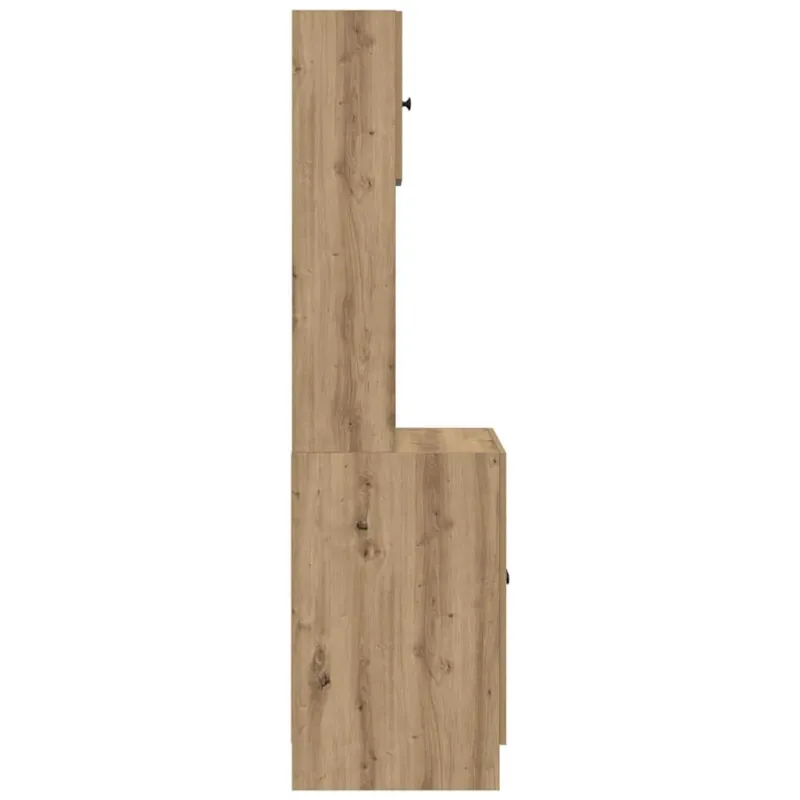Virtuvės bufetai 2 pcs Amatininkų ąžuolas 60 x 50 x 180 cm