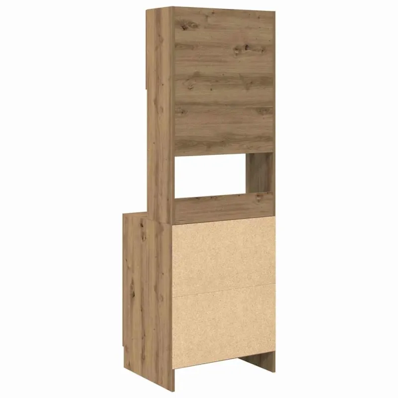 Virtuvės bufetai 2 pcs Amatininkų ąžuolas 60 x 50 x 180 cm