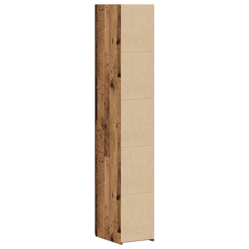 Aukštas spintelė 2 pcs Senas medis 30 x 42,5 x 185 cm