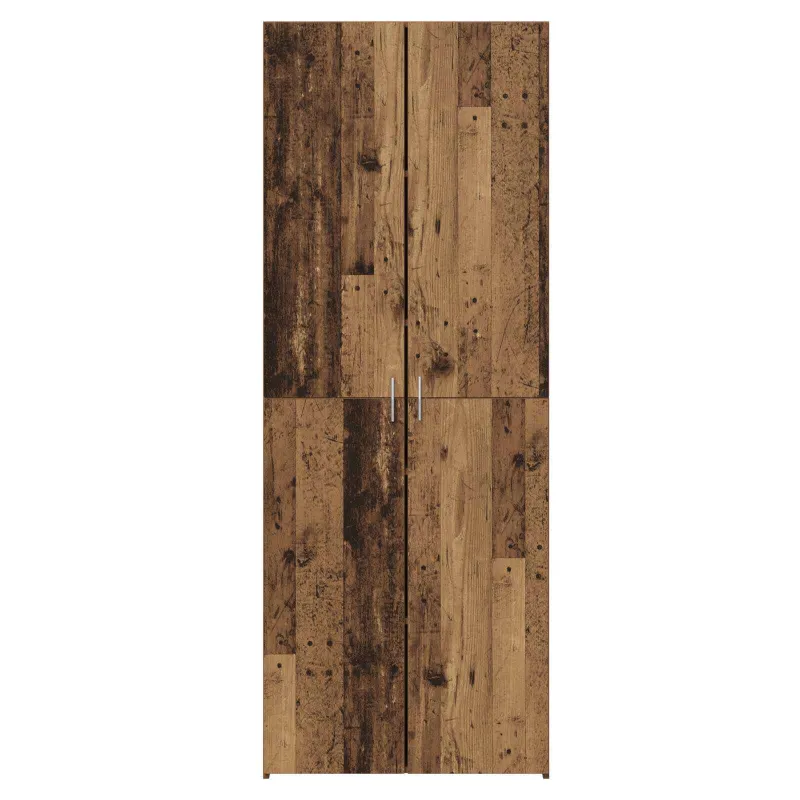 Aukštas spintelė 2 pcs Senas medis 70 x 42,5 x 185 cm