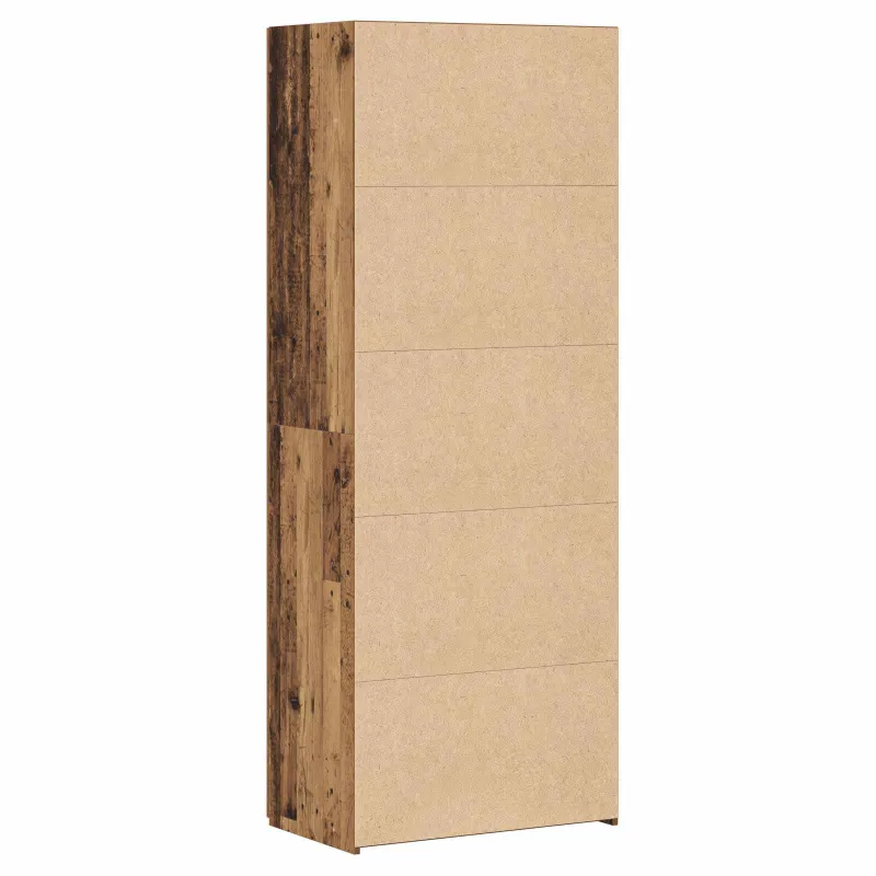 Aukštas spintelė 2 pcs Senas medis 70 x 42,5 x 185 cm
