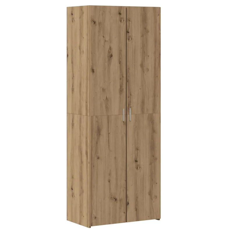 Aukštas spintelė 2 pcs Amatininkų ąžuolas 70 x 42,5 x 185 cm