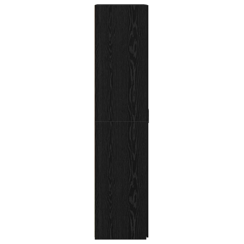 Aukštas spintelė 2 pcs Juodas ąžuolas 70 x 42,5 x 185 cm