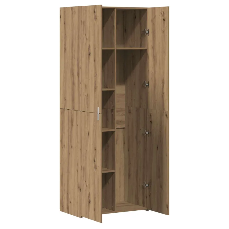 Aukštas spintelė 2 pcs Amatininkų ąžuolas 70 x 42,5 x 185 cm