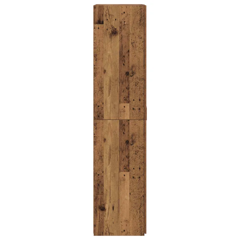 Aukštas spintelė 2 pcs Senas medis 80 x 42 x 185 cm