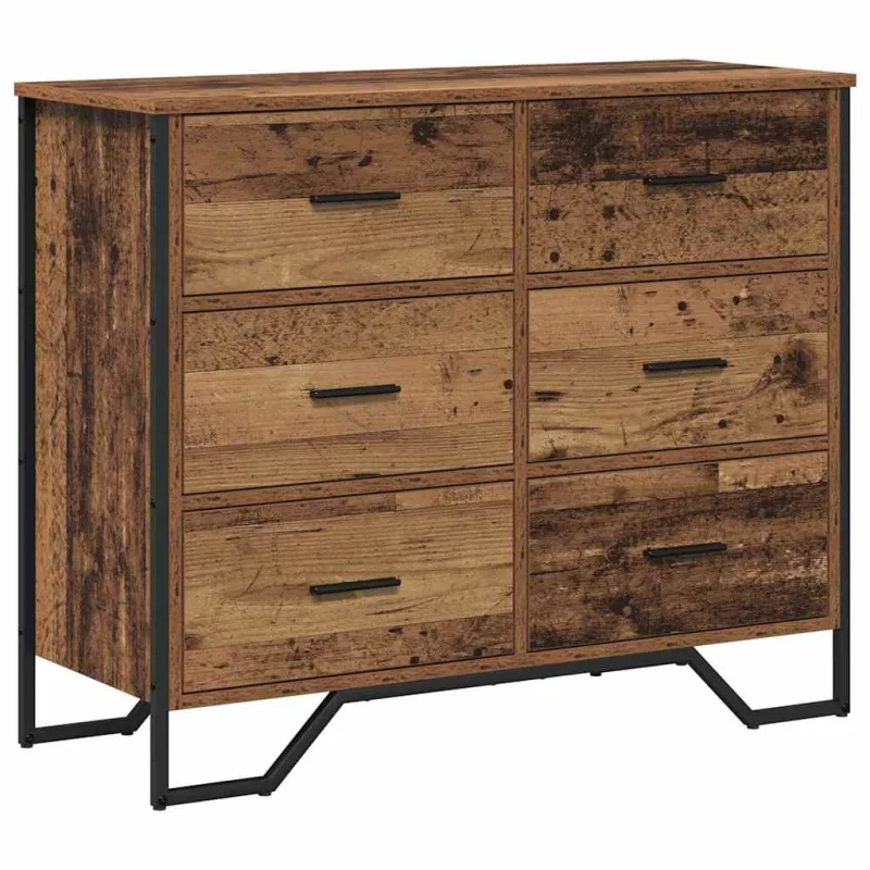 Ištraukalas spinta 2 pcs Senas medis 91 x 35,5 x 74,5 cm