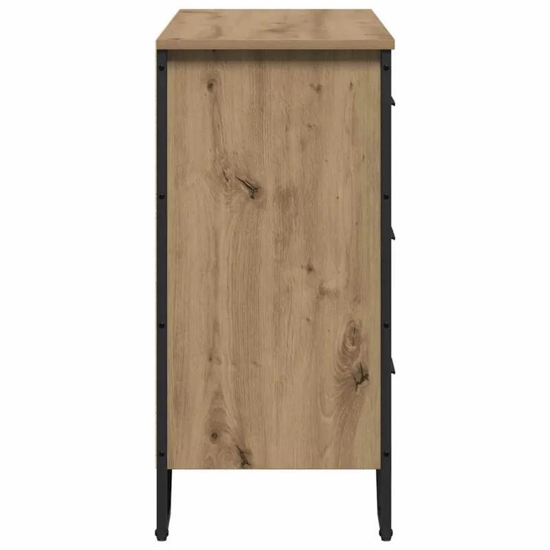 Ištraukalas spinta 2 pcs Amatininkų ąžuolas 91 x 35,5 x 74,5 cm