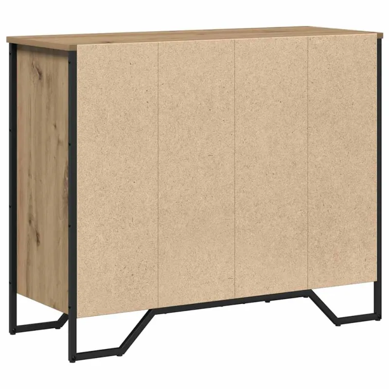 Ištraukalas spinta 2 pcs Amatininkų ąžuolas 91 x 35,5 x 74,5 cm
