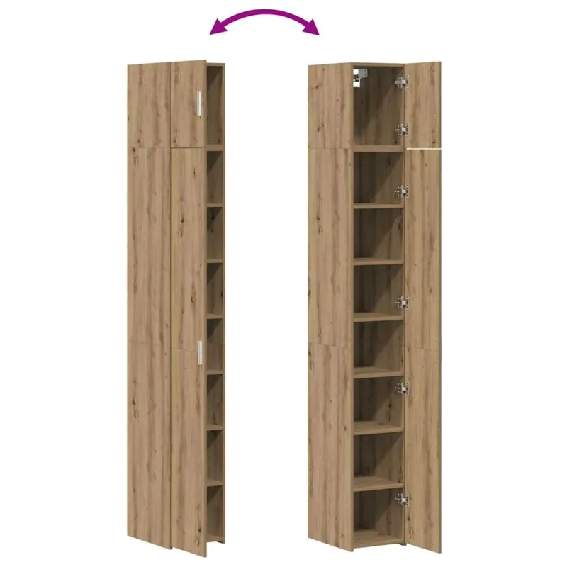 Oppbevaringsskap 2 pcs Artisano ąžuolo 30 x 42,5 x 225 cm