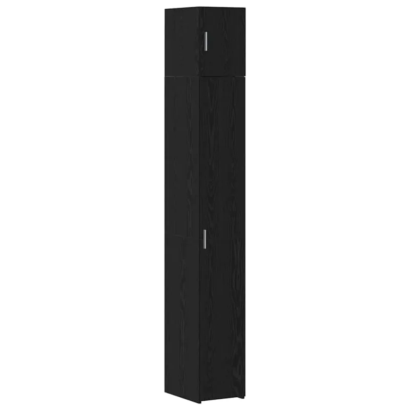 Oppbevaringsskap 2 pcs Juodojo ąžuolo 30 x 42,5 x 225 cm