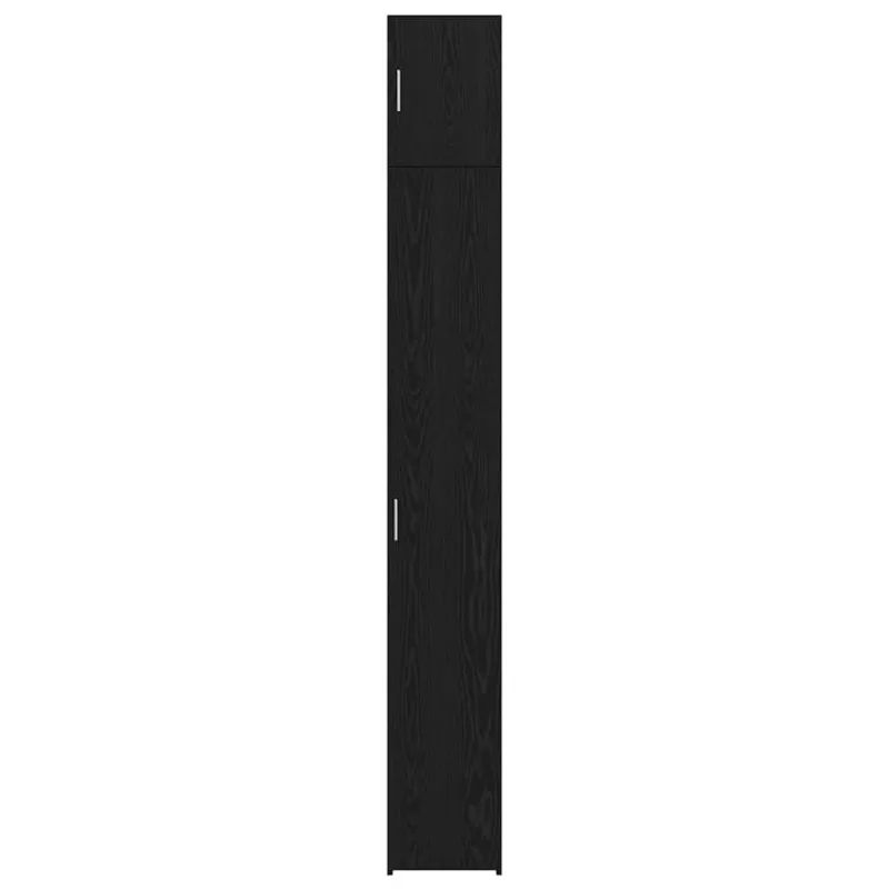 Oppbevaringsskap 2 pcs Juodojo ąžuolo 30 x 42,5 x 225 cm