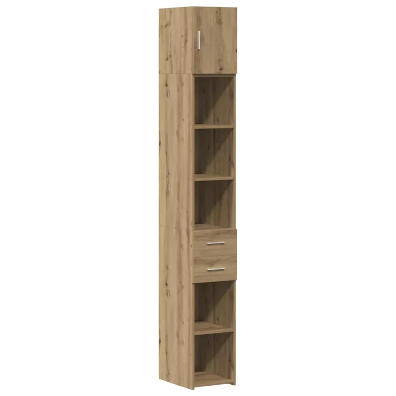 Oppbevaringsskap 2 pcs Amatininkų ąžuolas 30 x 42,5 x 225 cm