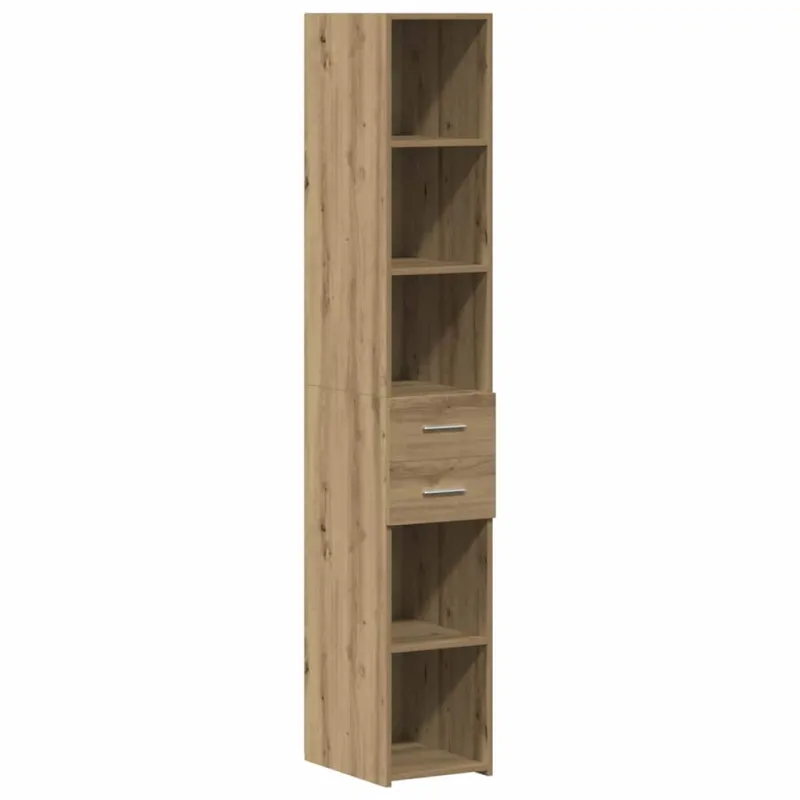 Oppbevaringsskap 2 pcs Amatininkų ąžuolas 30 x 42,5 x 225 cm
