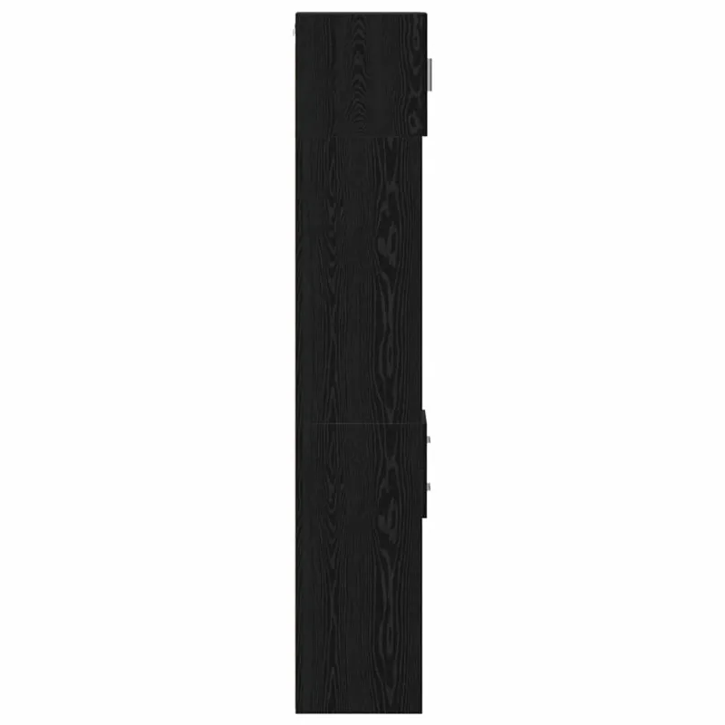 Oppbevaringsskap 2 pcs Juodas ąžuolas 30 x 42,5 x 225 cm