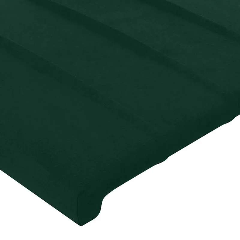 Lovos rėmas be čiužinio tamsiai žalias 90x200 cm aksomas