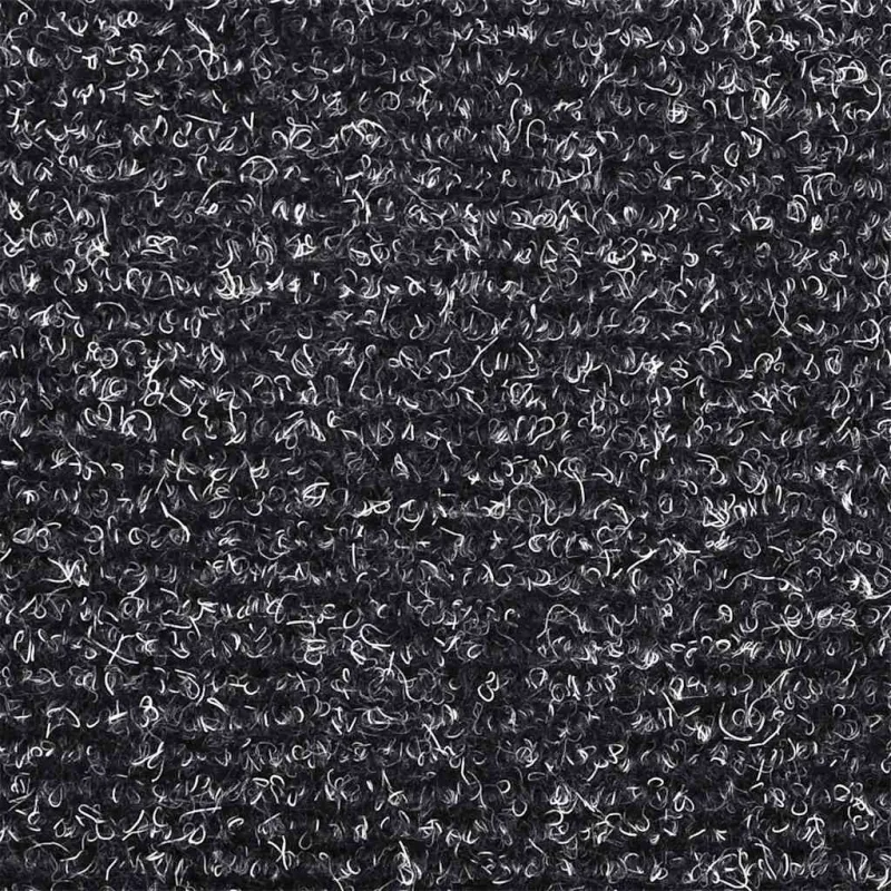 Laiptų kilimėliai, lipnūs, 20 vnt., 56x17x3 cm, tamsiai pilki, pusapvaliai
