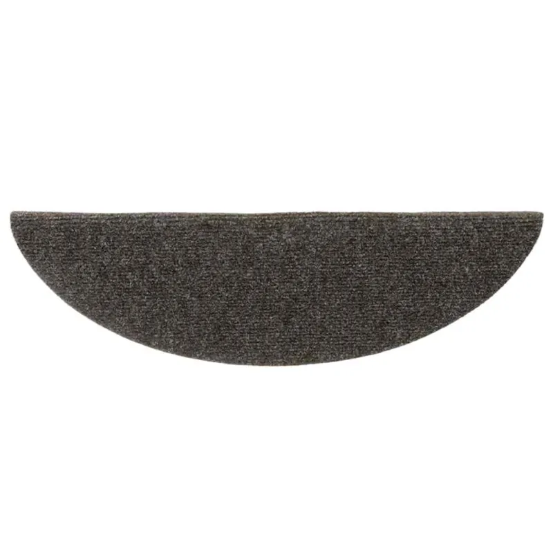 Laiptų kilimėliai, lipnūs, 20 vnt., 56x17x3 cm, antracito spalvos, pusapvaliai
