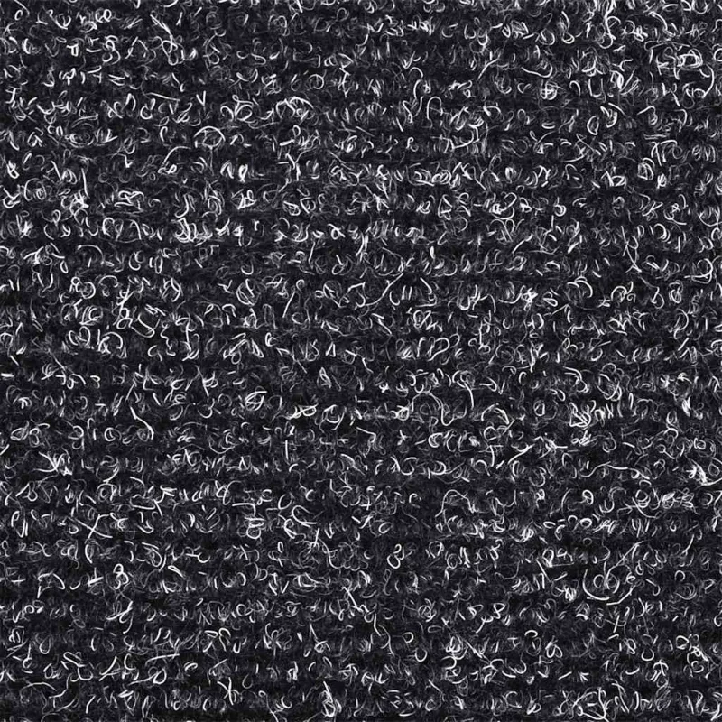 Laiptų kilimėliai, lipnūs, 30 vnt., 56x17x3 cm, tamsiai pilki, pusapvaliai