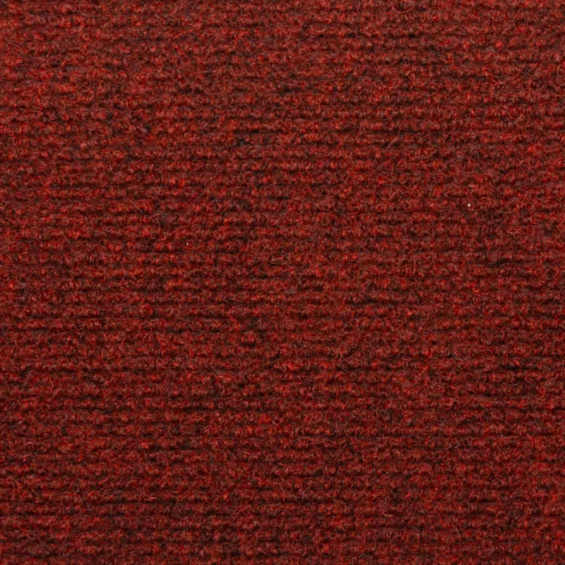 Laiptų kilimėliai, lipnūs, 30 vnt., 65x21x4 cm, bordo raudoni, stačiakampiai kraštai