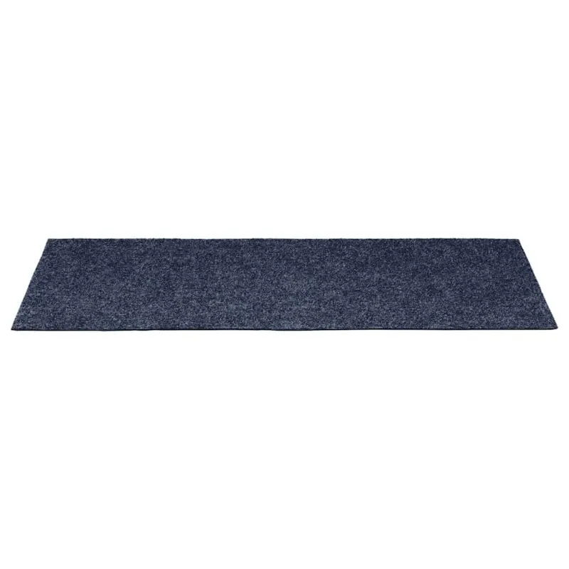 Laiptų kilimėliai, lipnūs, 30 vnt., 60x25 cm, pilkai mėlyni, stačiakampiai