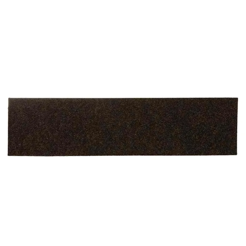 Laiptų kilimėliai, lipnūs, 30 vnt., 76x20 cm, rudi, stačiakampiai