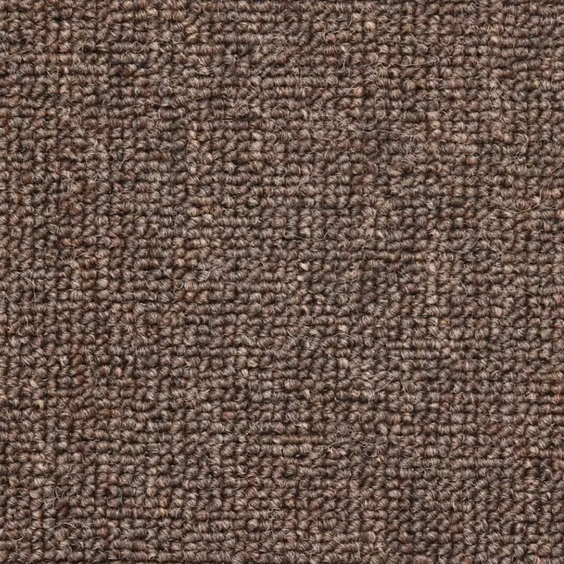 Laiptų kilimėliai, 30 vnt., 56x17x3 cm, kavos rudos spalvos, pusapvaliai
