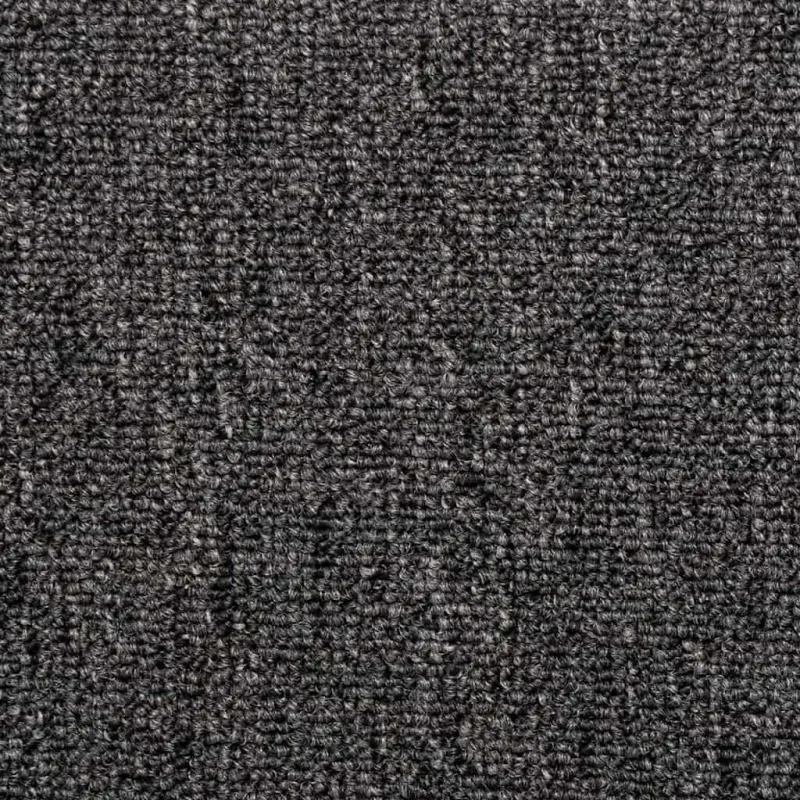 Laiptų kilimėliai, 30 vnt., 65x21x4 cm, antracito spalvos, stačiakampiai kraštai