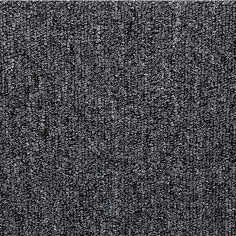 Laiptų kilimėliai, 30 vnt., 65x21x4 cm, tamsiai pilki, stačiakampiai kraštai
