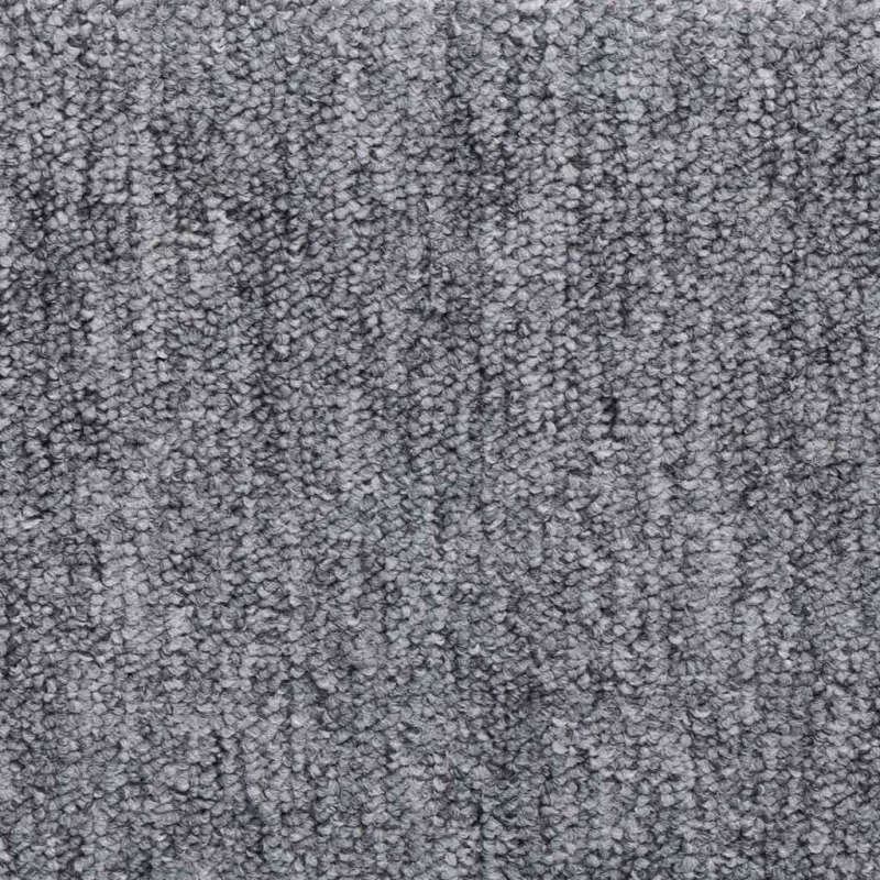Laiptų kilimėliai, 30 vnt., 65x21x4 cm, šviesiai pilki, stačiakampiai kraštai