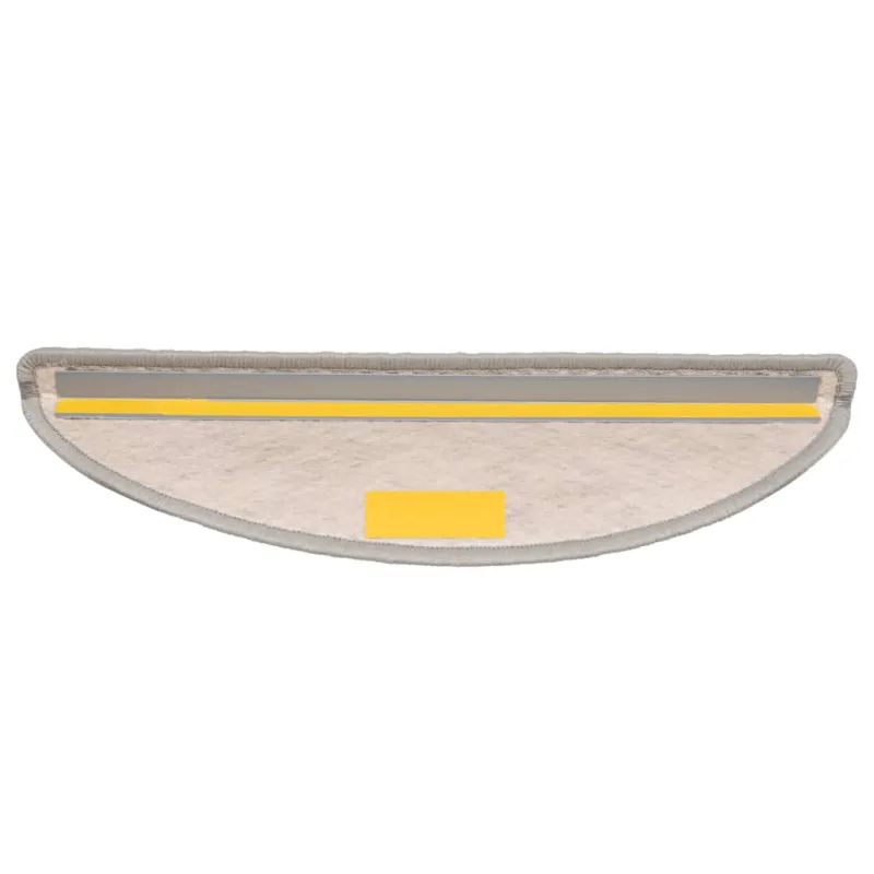 Laiptų kilimėliai Lipni Sisal-Look 30 vnt 56x17x3 cm Platina