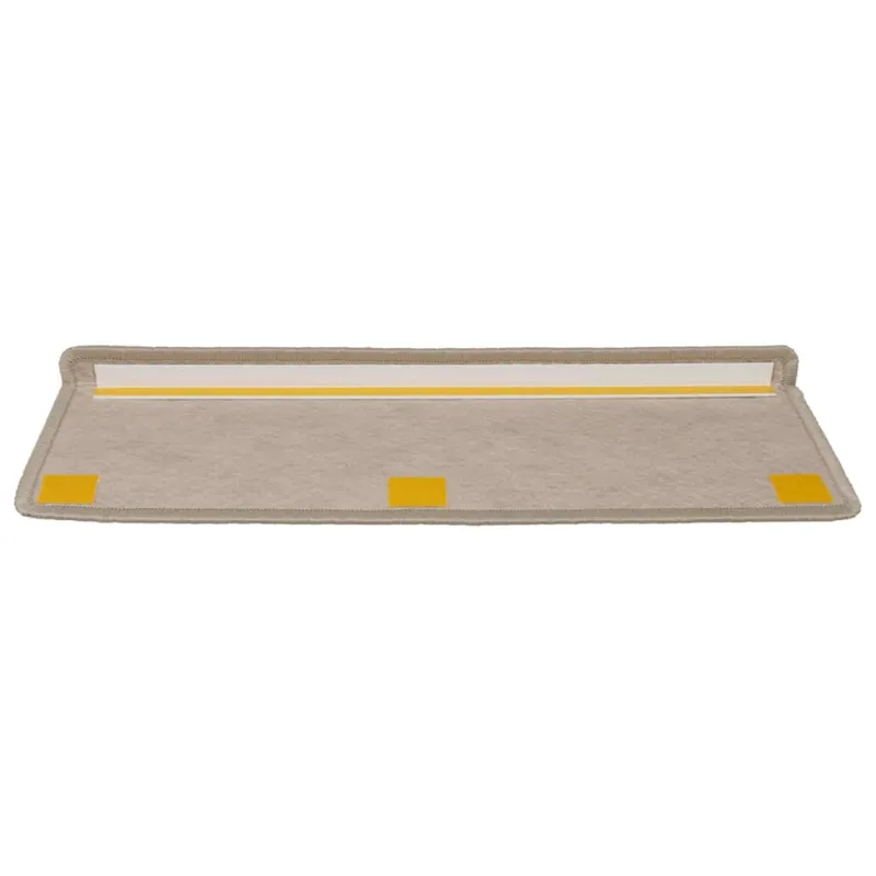 Lipnūs laiptų kilimėliai, 30vnt., tamsios smėlio, 65x21x4cm