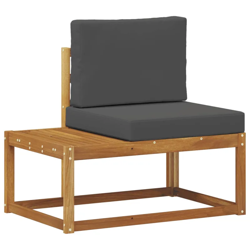 Lauko sofos komplektas su pagalve 3 pcs Natūrali