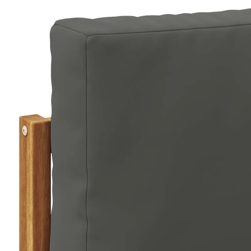Lauko sofos komplektas su pagalve 3 pcs Natūrali