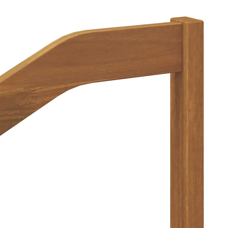 Lauko sofos komplektas 7 pcs Natūrali ir šviesiai pilka