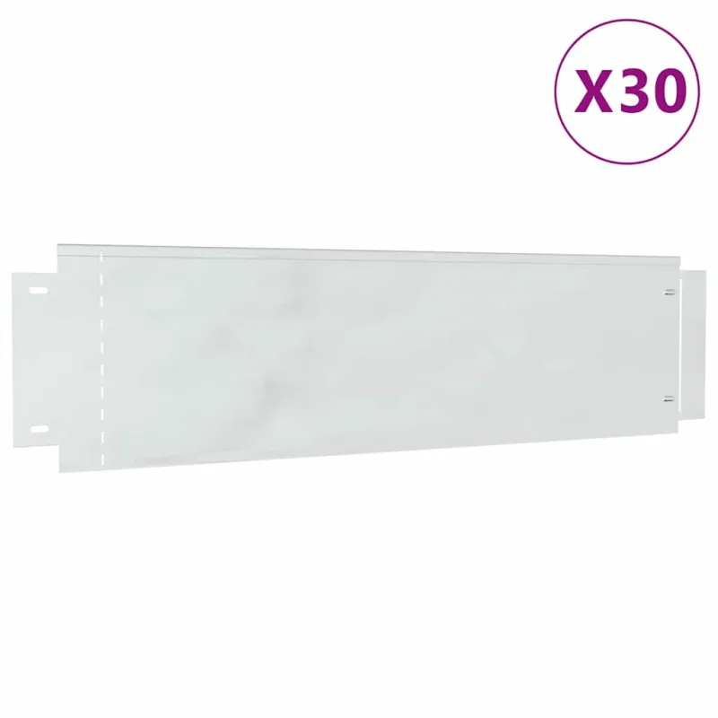 Vejos borteliai 30 pcs Sidabro 100 x 25 x 0,07 cm