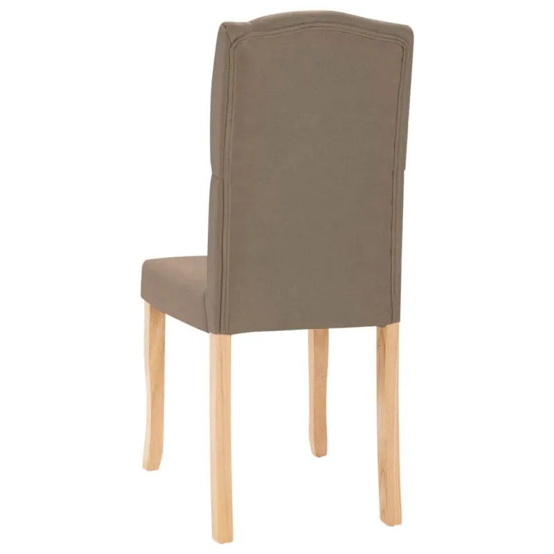 Valgomojo kėdės, 4vnt., taupe spalvos, audinys