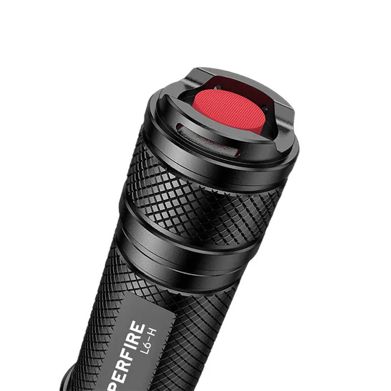 Superfire L6-H flashlight, 900 lm, 15W, USB-C, 5 modes universal