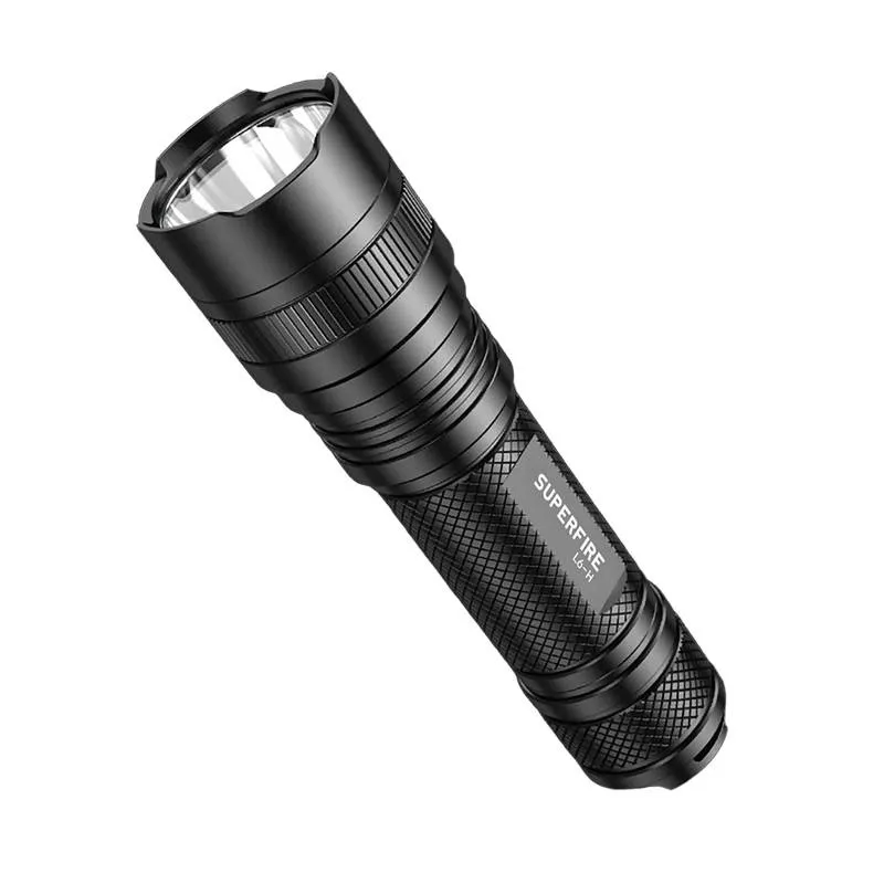 Superfire L6-H flashlight, 900 lm, 15W, USB-C, 5 modes universal