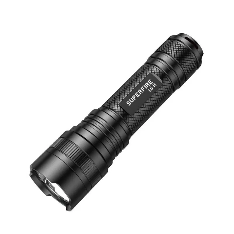 Superfire L6-H flashlight, 900 lm, 15W, USB-C, 5 modes universal