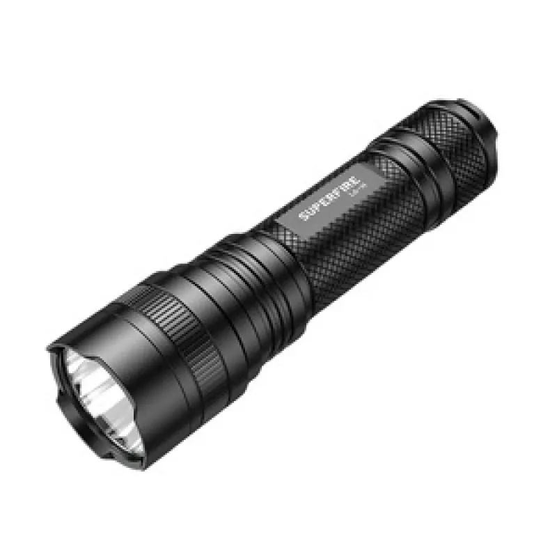 Superfire L6-H flashlight, 900 lm, 15W, USB-C, 5 modes universal