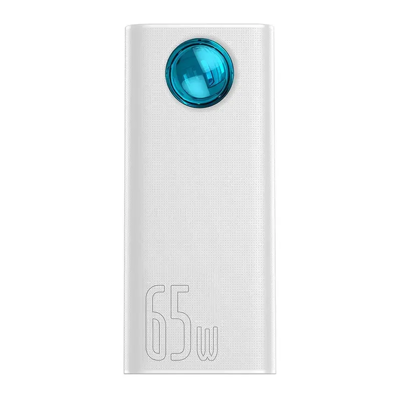 Powerbank Baseus Amblight 30000mAh, 4xUSB, USB-C, 65W (white) universal