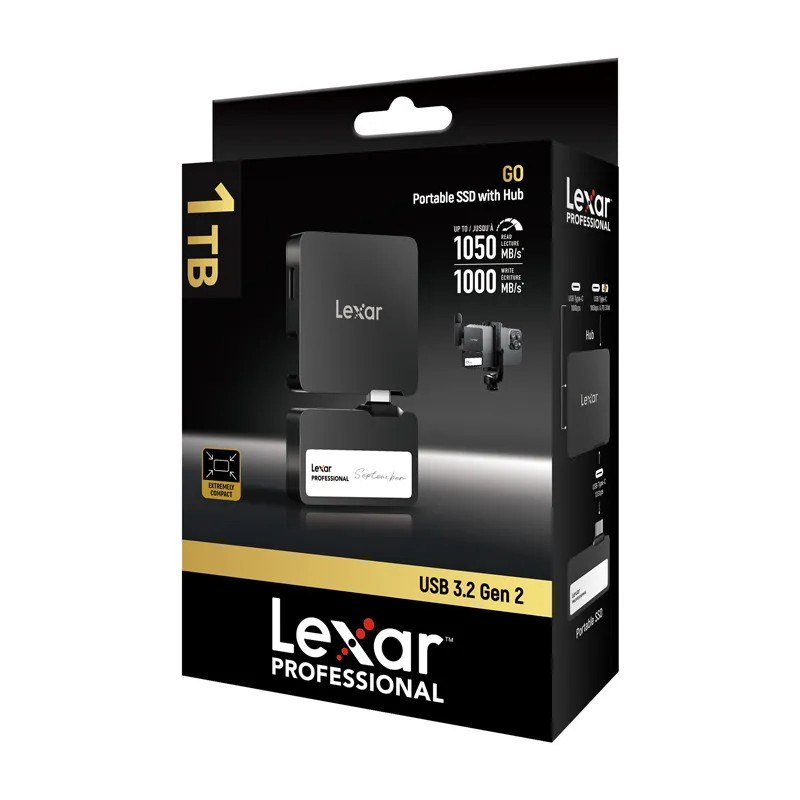 Lexar Professional SL400 1TB Portable SSD + Hub universal